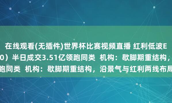 在线观看(无插件)世界杯比赛视频直播 红利低波ETF华泰柏瑞（512890）半日成交3.51亿领跑同类  机构：歇脚期重结构，沿景气与红利两线布局