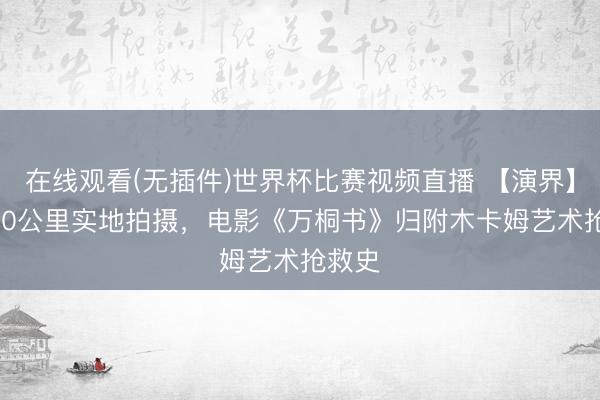在线观看(无插件)世界杯比赛视频直播 【演界】17000公里实地拍摄,电影《万桐书》归附木卡姆艺术抢救史