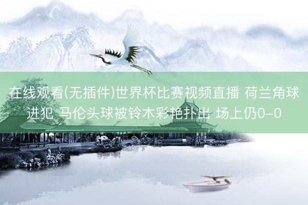 在线观看(无插件)世界杯比赛视频直播 荷兰角球进犯 马伦头球被铃木彩艳扑出 场上仍0-0